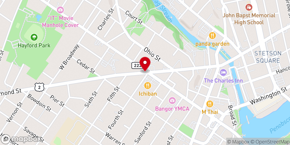 Map showing location of Lost Lamb Evangelistic Association