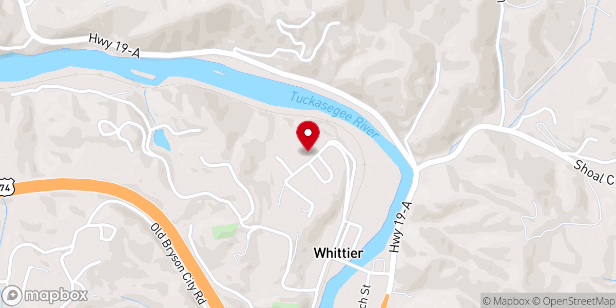 Map showing location of Grace Bible Church