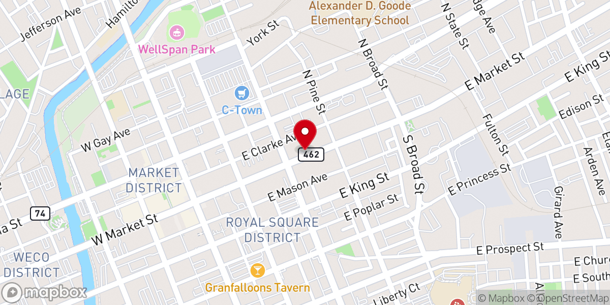 Map showing location of The Caring Ministry