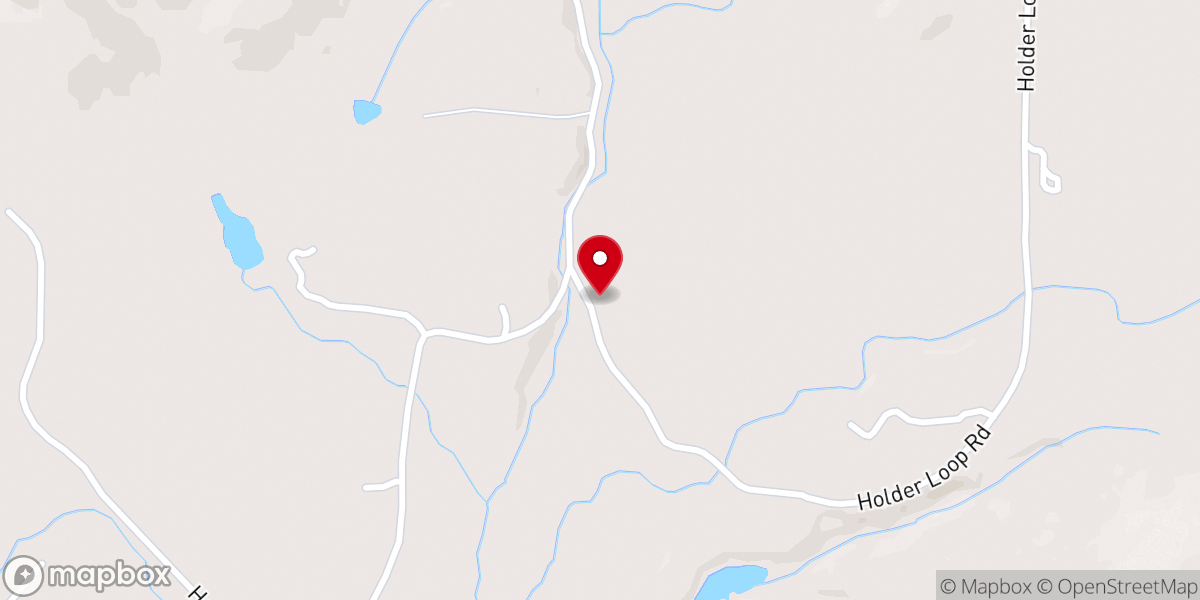 Map showing location of Cave Springs Church