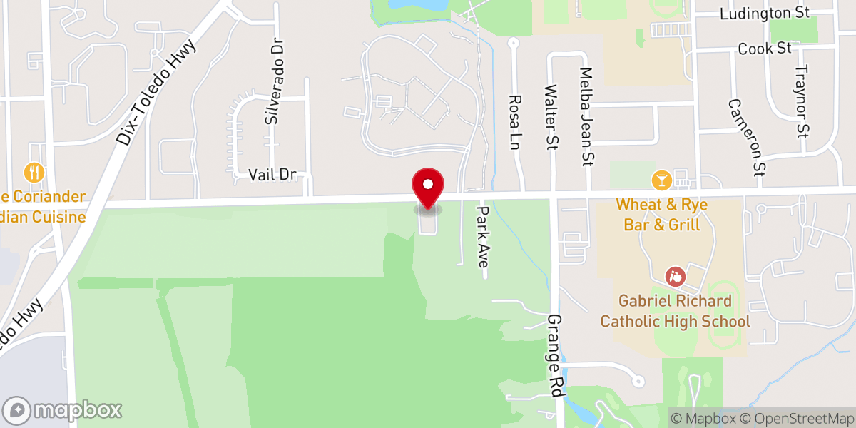 Map showing location of Riverview Church of Christ