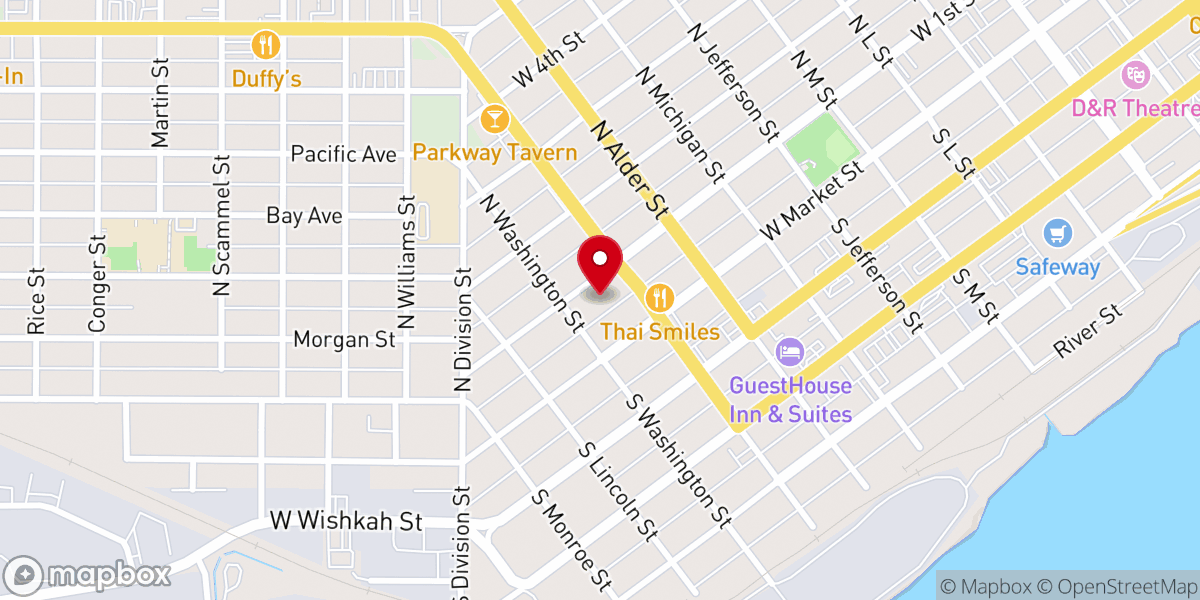 Map showing location of Glory Center/Saving The Nations