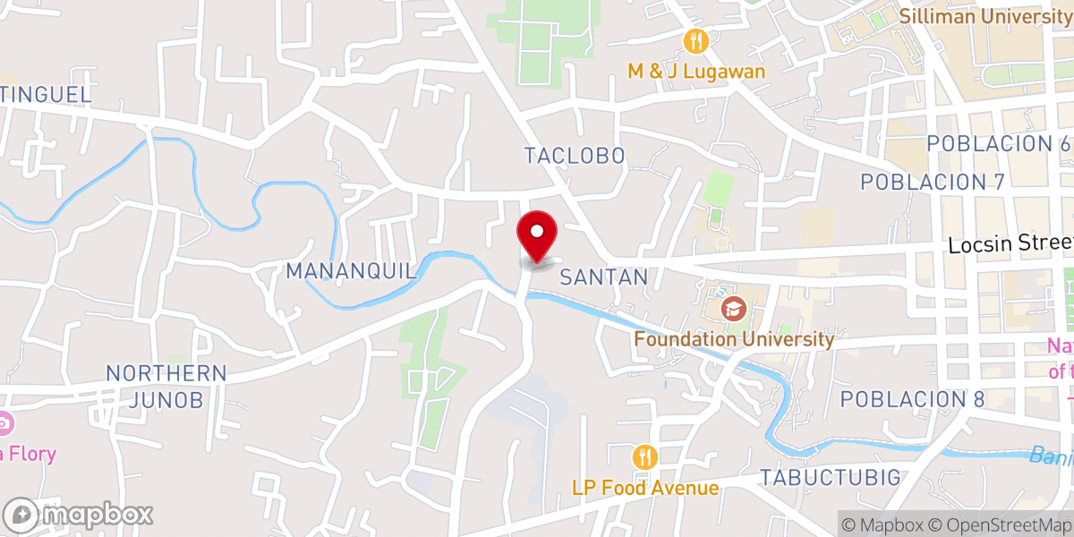 Map showing location of Lighthouse Bible Baptist Church