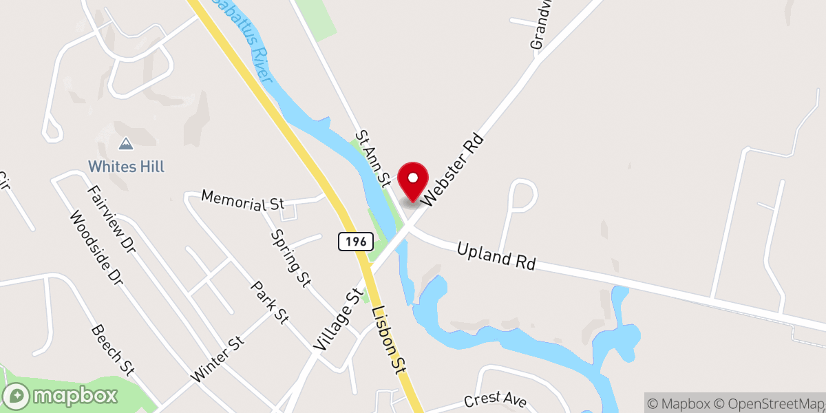 Map showing location of Church of the Living Word