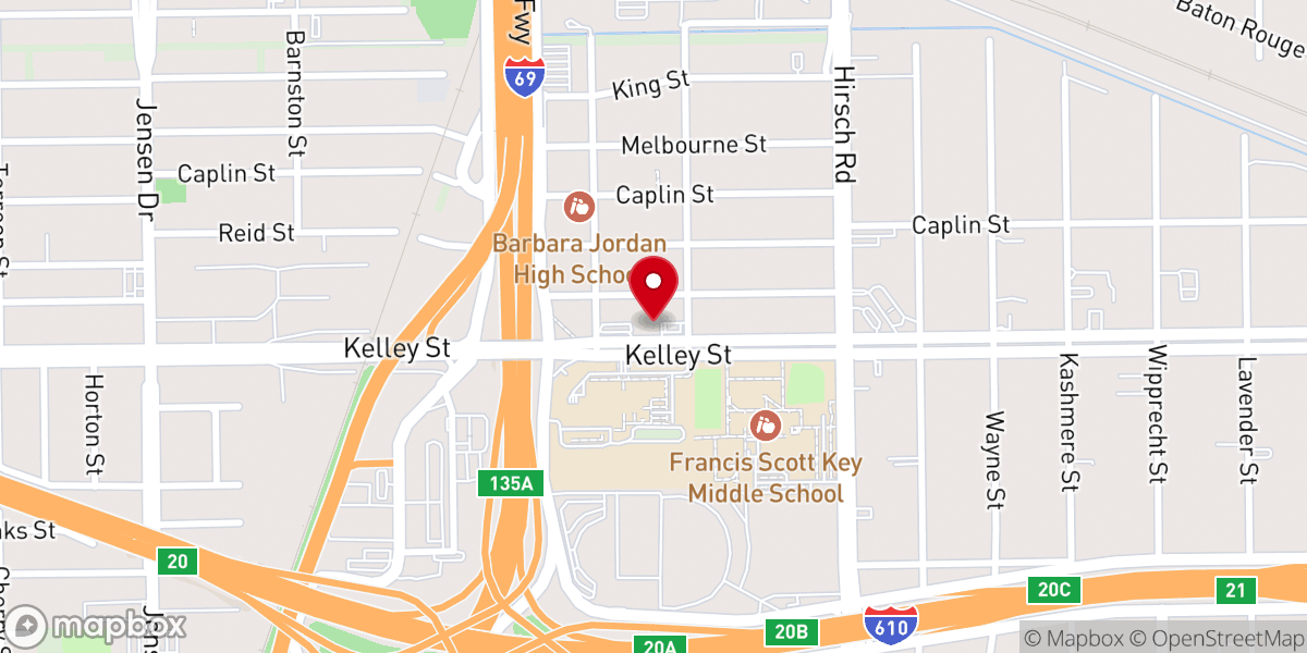 Map showing location of Greater Emmanuel Family Worship Center