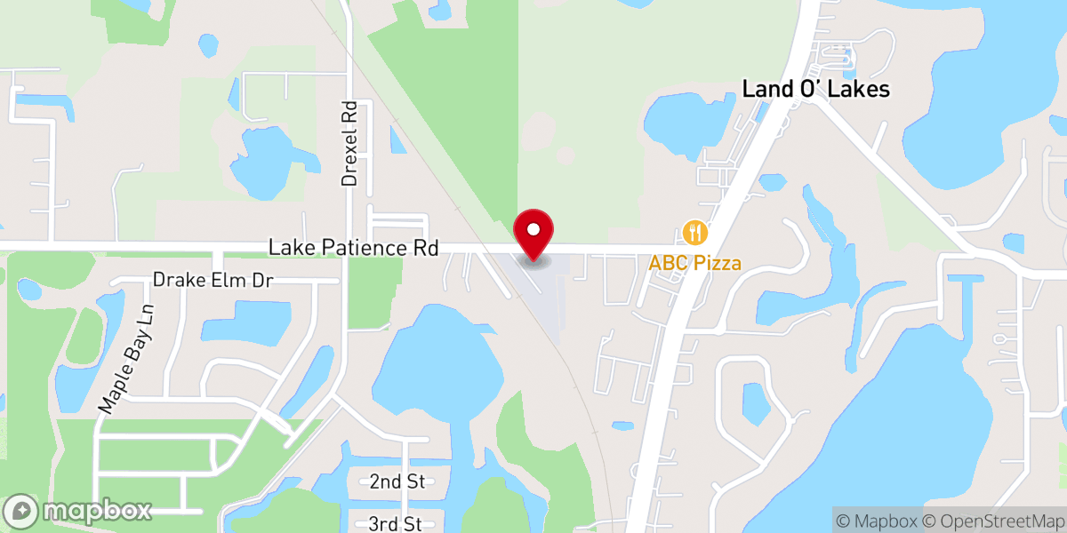 Map showing location of United Scrap Metal FL, Inc (Land O' Lakes)