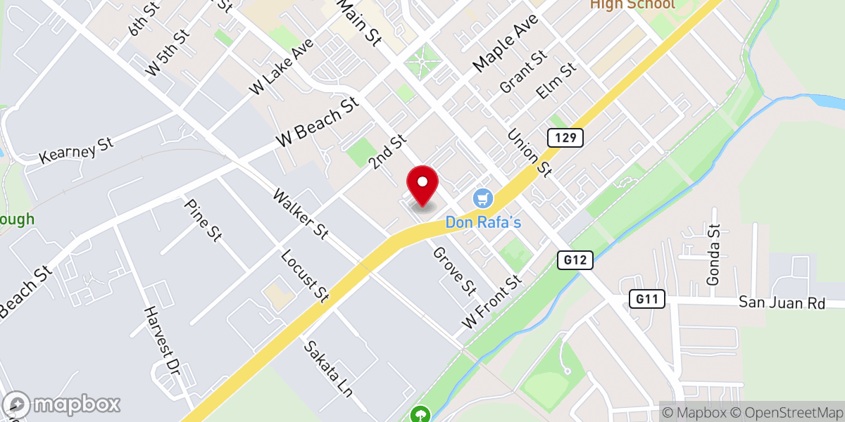 Map showing location of Westview Presbyterian Church