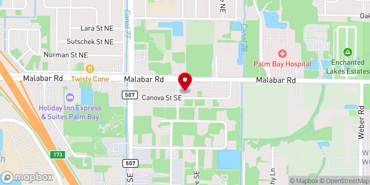 Map showing location of Good Shepherd Anglican Church