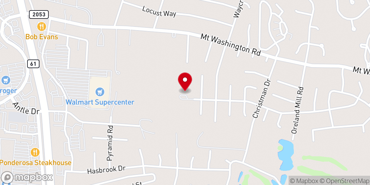 Map showing location of Community Church of Christ