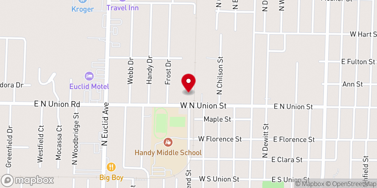 Map showing location of Life360 Church Bay City