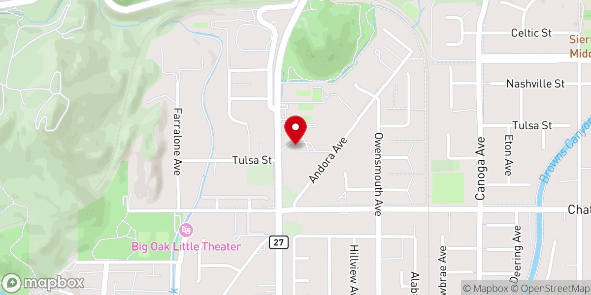 Map showing location of God is Love Christian Church