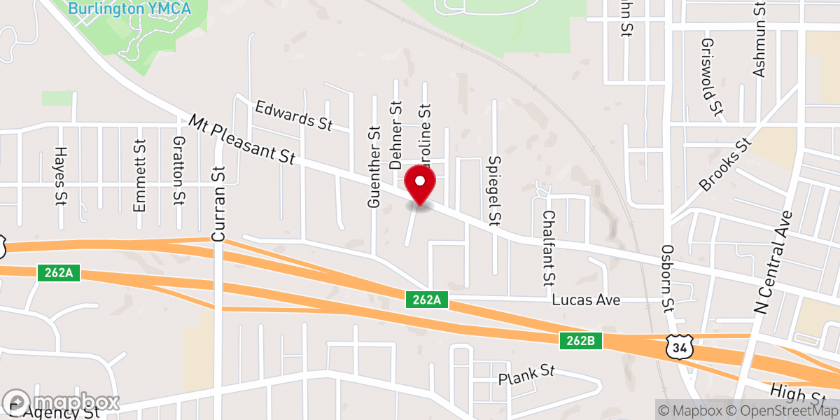 Map showing location of Family Life Resources Inc