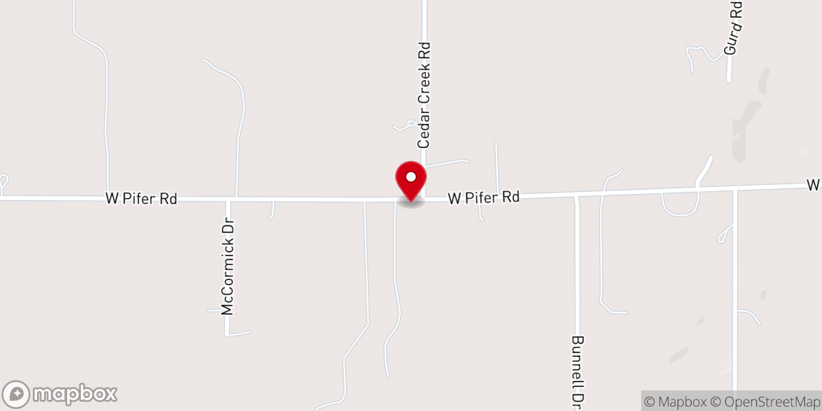 Map showing location of Delton Seventh-day Adventist Church