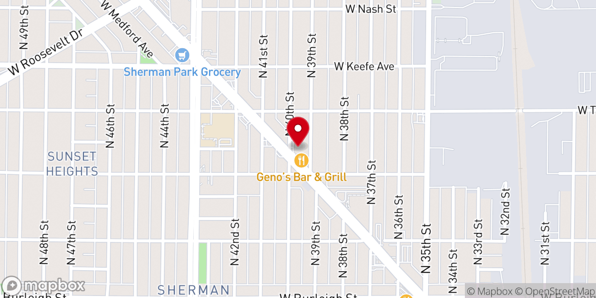 Map showing location of Pleasant Hill Missionary Baptist Church
