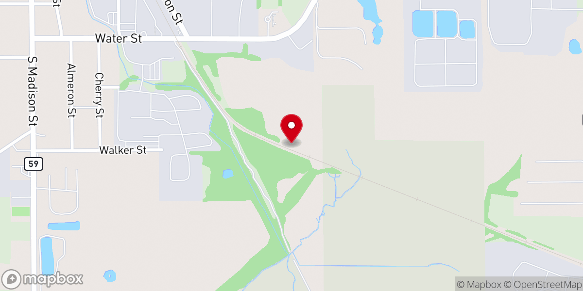 Map showing location of Faith Christian Church