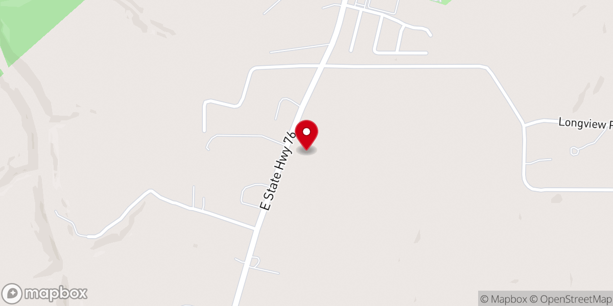 Map showing location of White River Valley Community Church