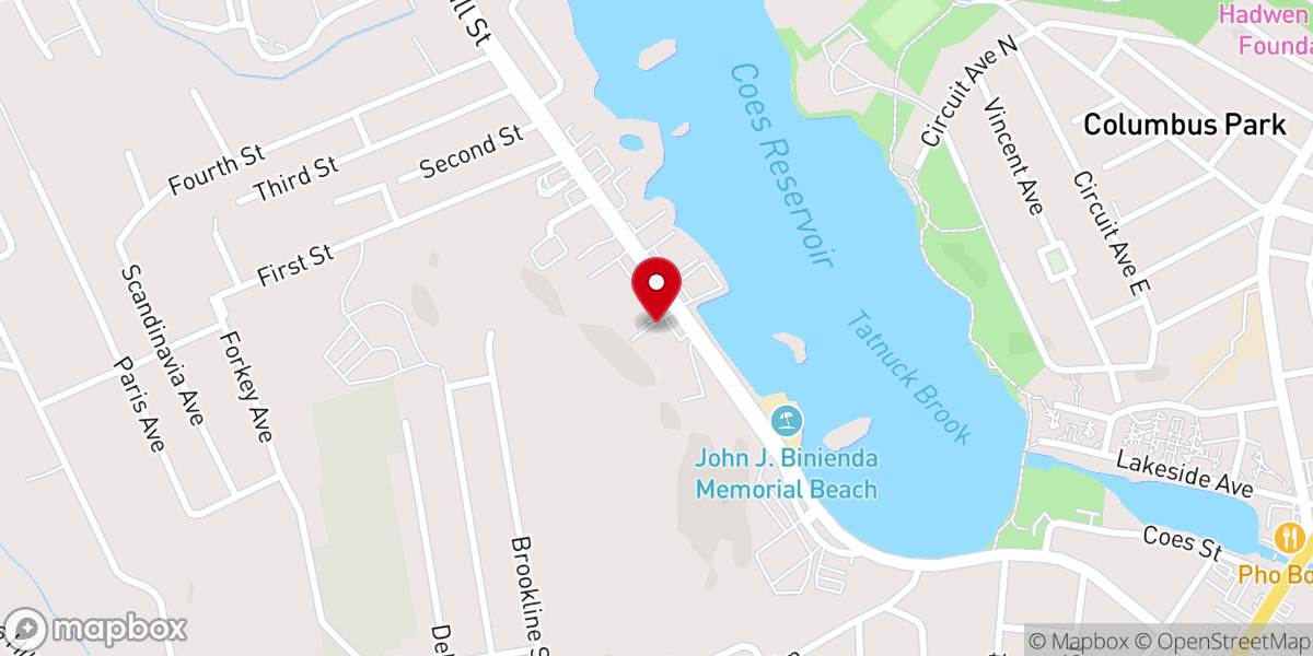 Map showing location of Lakeview Ghanaian Seventh-day Adventist Church