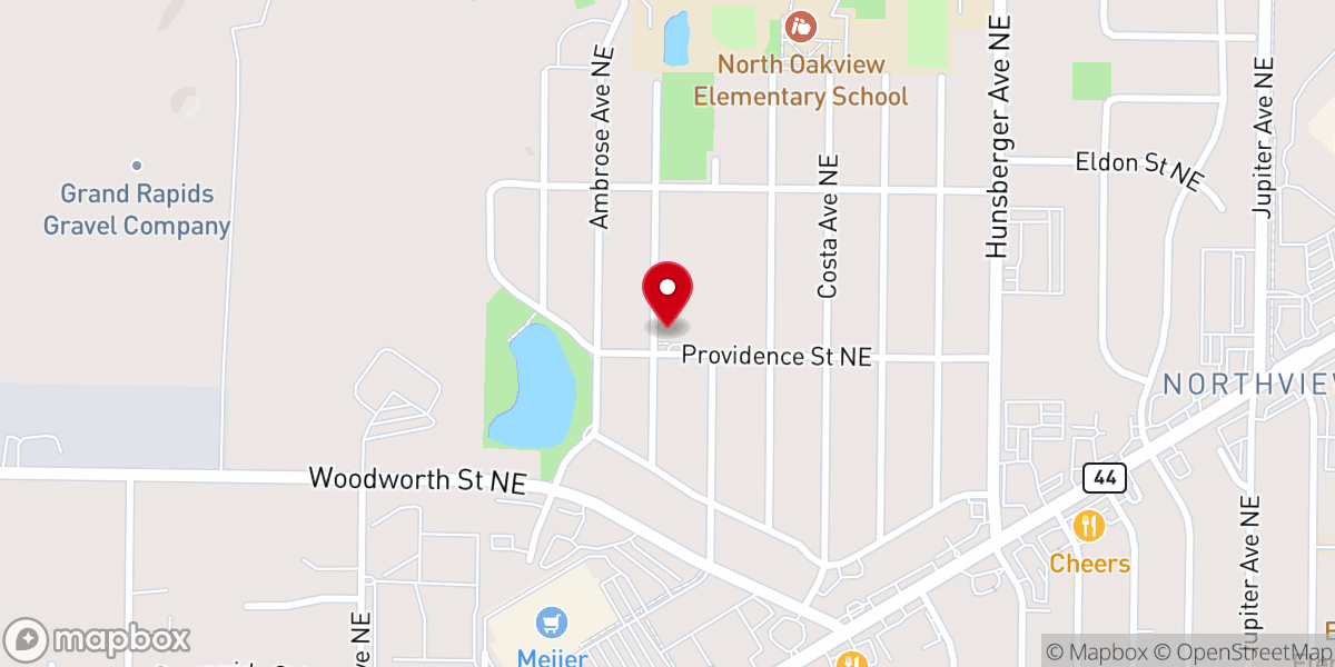 Map showing location of Wood Brook Cathedral