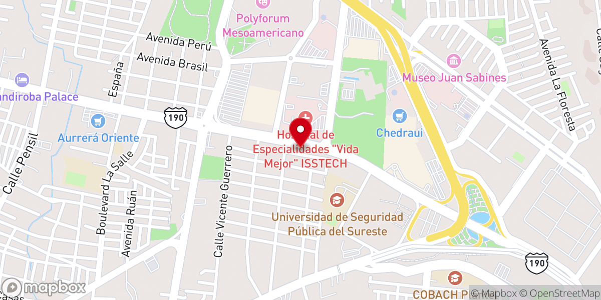 Map showing location of Iglesia de Cristo Fuente de Esperanza Ministerios Ebenezer Tribu de Judá