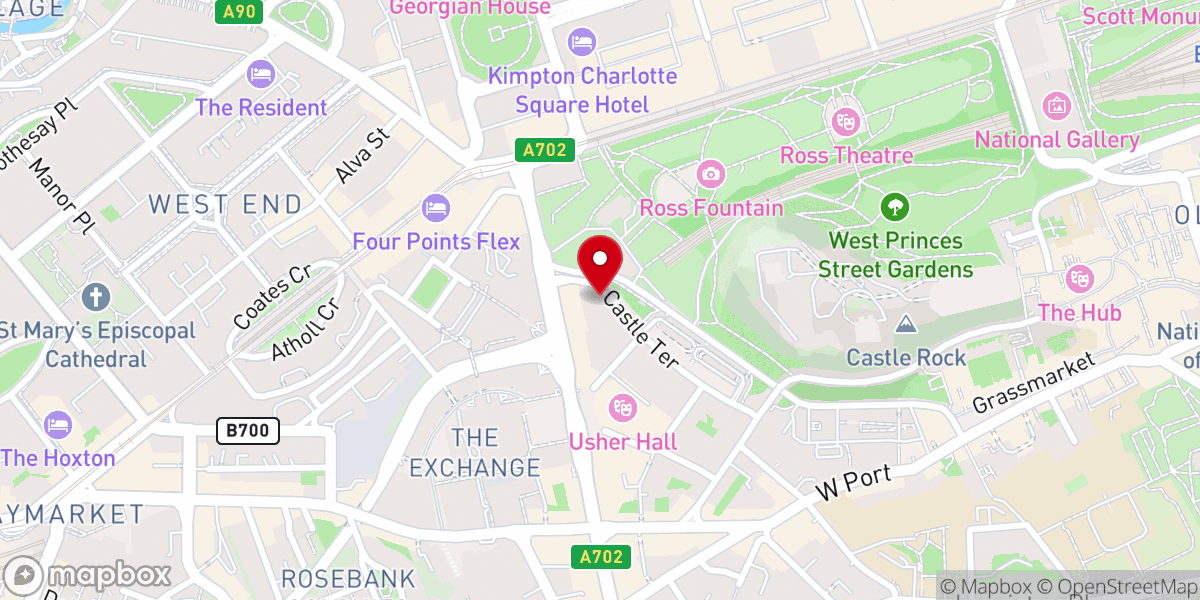 Map showing location of St Marks Unitarian Church