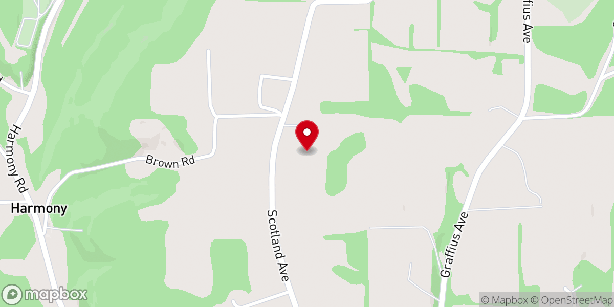 Map showing location of Scotland Ave Church of God