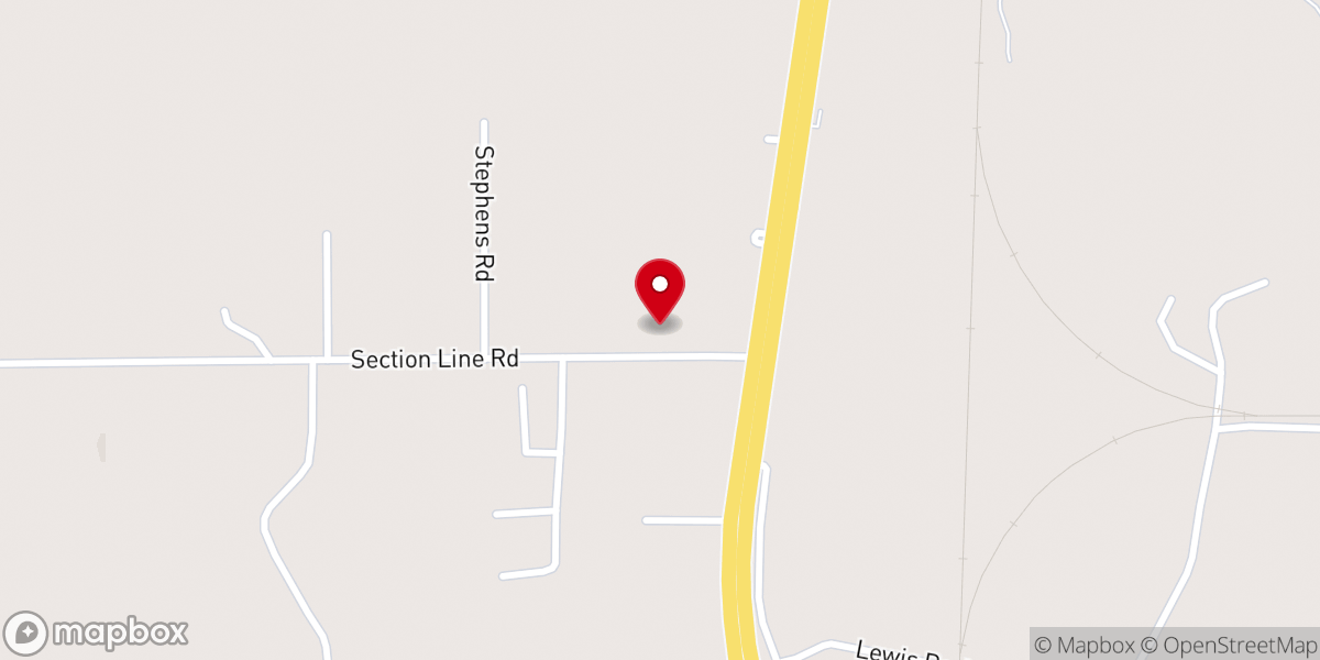 Map showing location of Bethesda Ministries