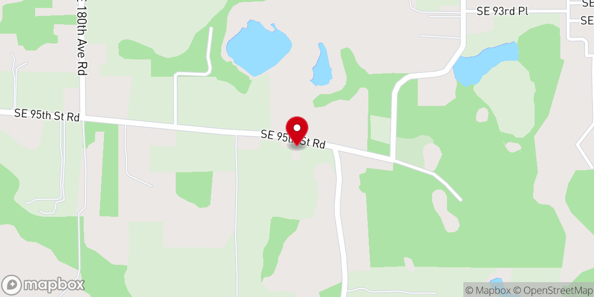 Map showing location of Cowboy Church