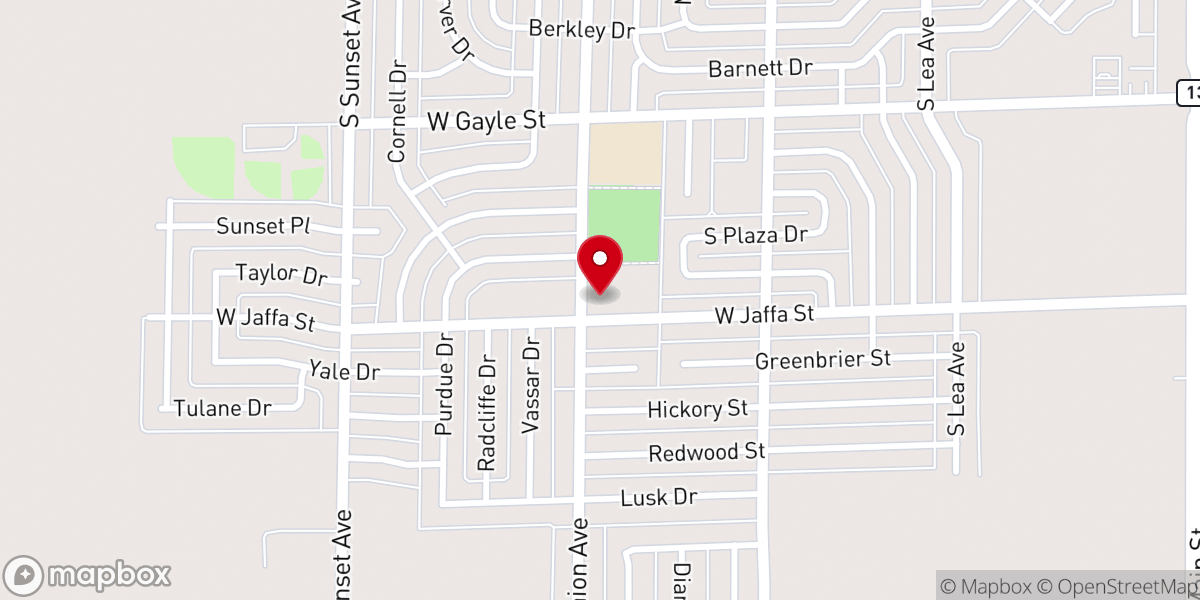 Map showing location of Roswell English Seventh-day Adventist Church
