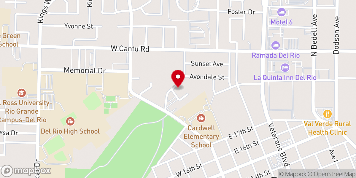 Map showing location of Grace Lutheran Church