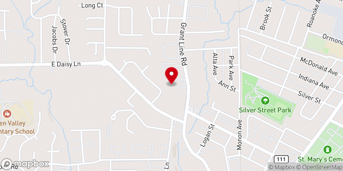 Map showing location of Encourager International Ministries