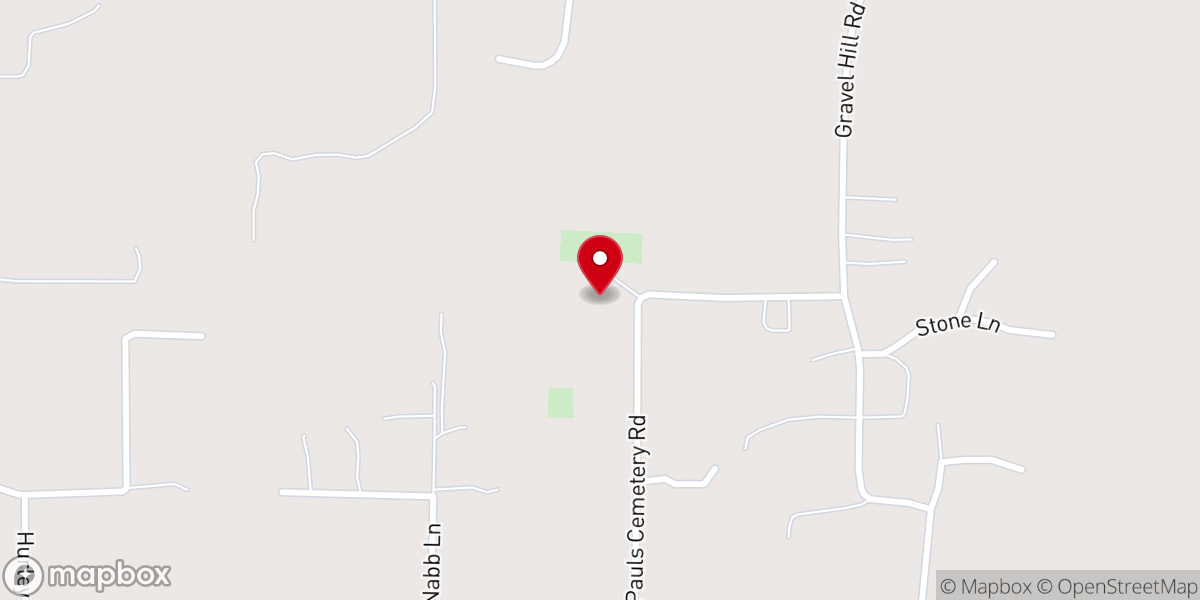 Map showing location of Saint Paul United Methodist Church