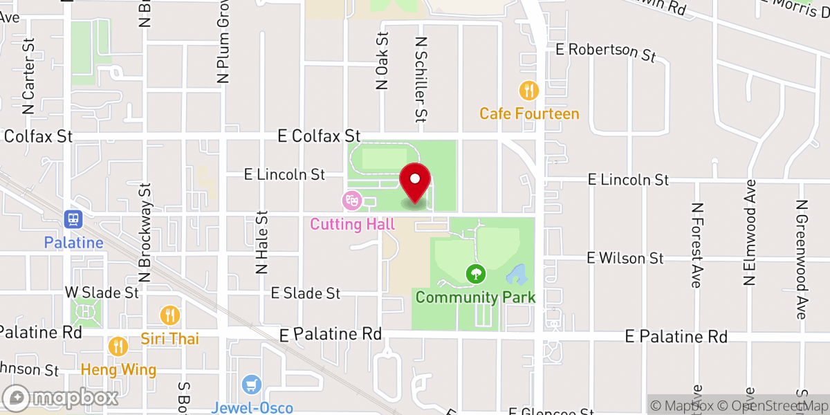 Map showing location of RCCG Citadel of Hope