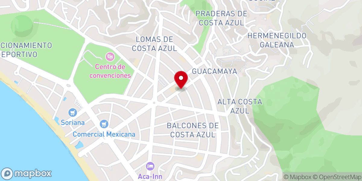 Map showing location of Iglesia Cristiana Familia en Cristo