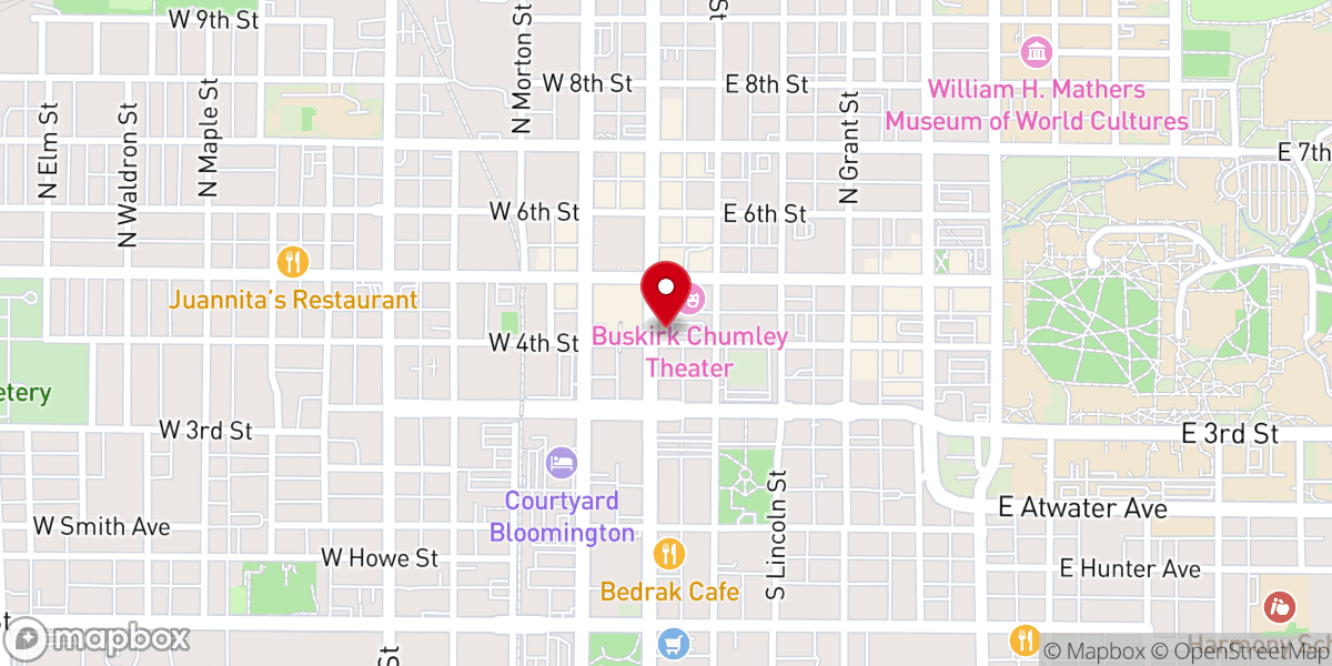 Map showing location of The Bishop Bar