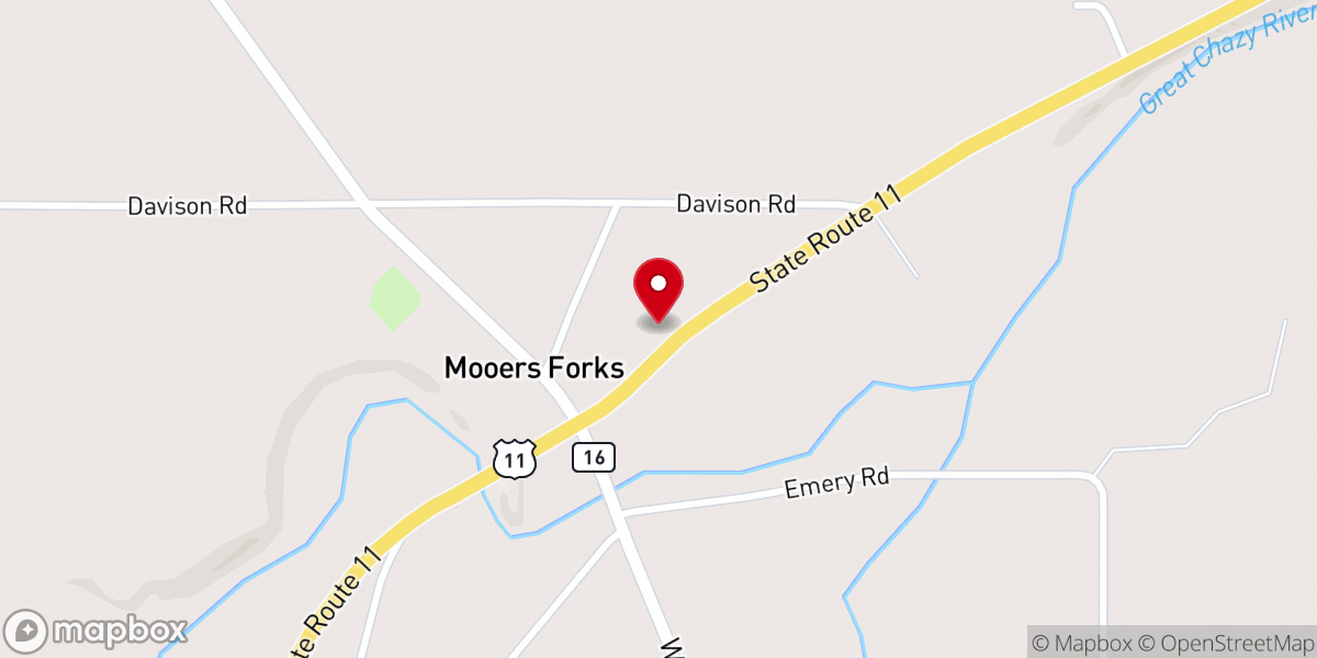 Map showing location of St Ann Church