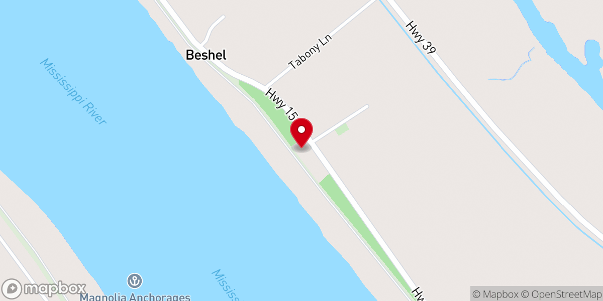 Map showing location of Bethlehem African Judea Baptist Church