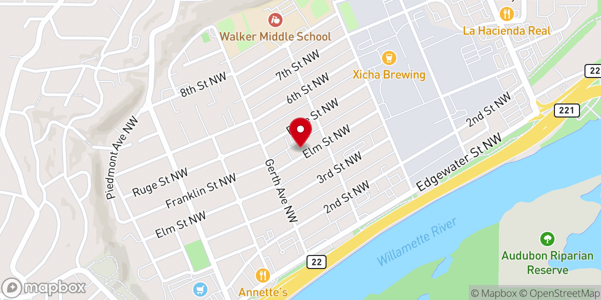 Map showing location of Kingwood Bible Church