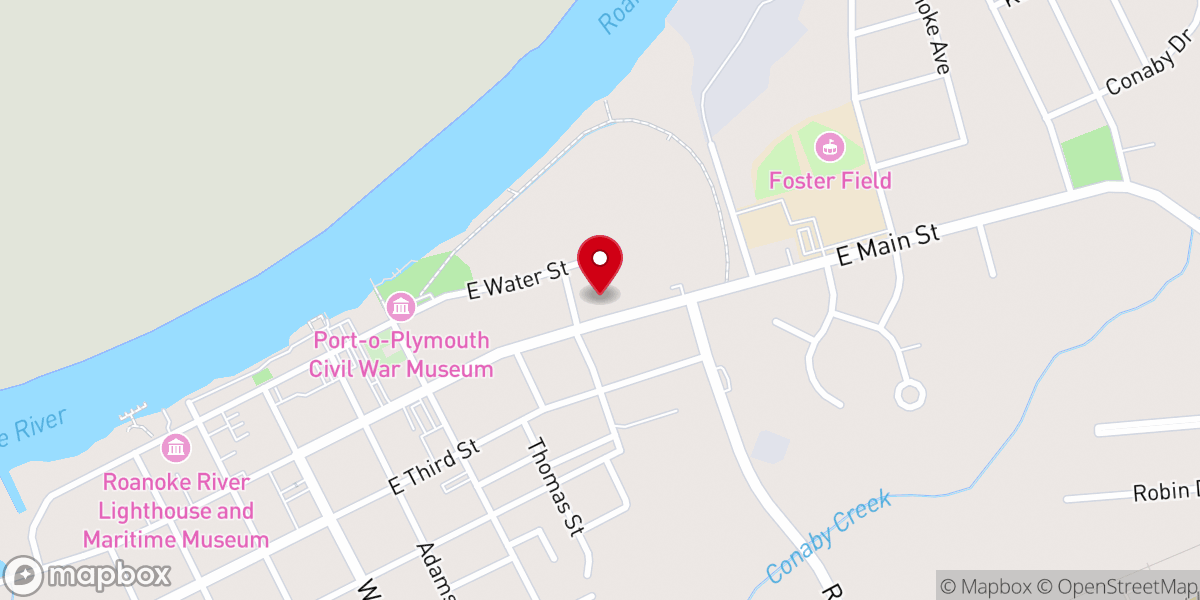 Map showing location of St Joan of Arc Catholic Church