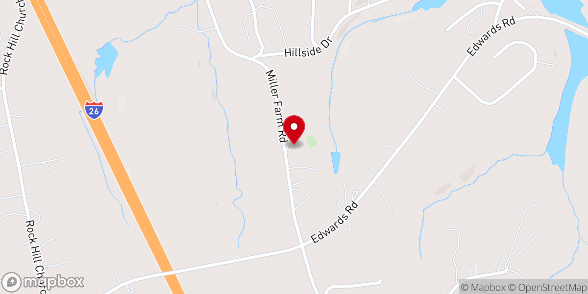 Map showing location of Mt Zion Tabernacle Church