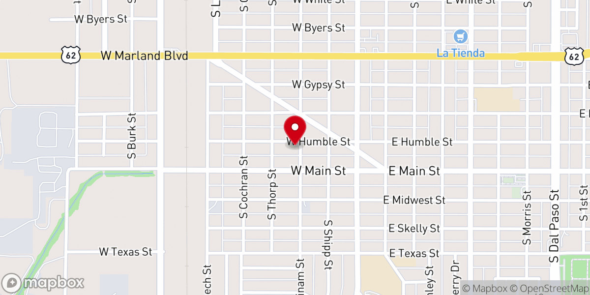 Map showing location of Linam Street Iglesia De Cristo