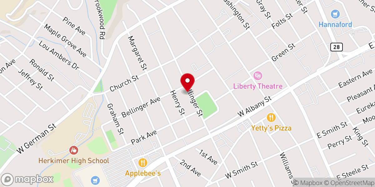 Map showing location of St Francis De Sales Church