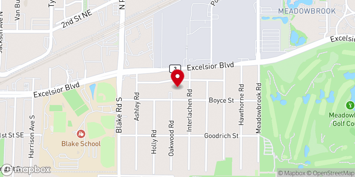 Map showing location of Kingdom Embassy Worship Center