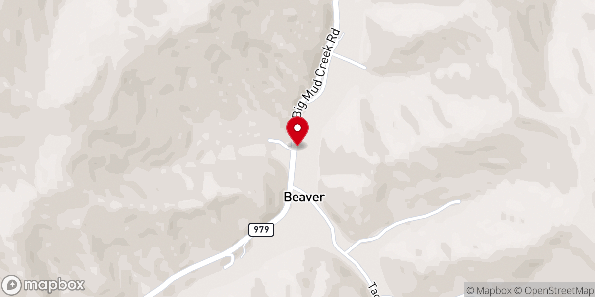 Map showing location of Old Primitive Baptist Church