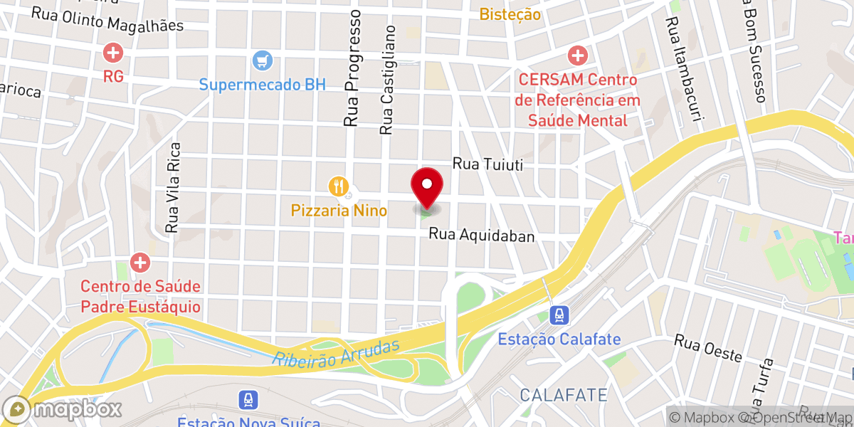 Map showing location of Power Church