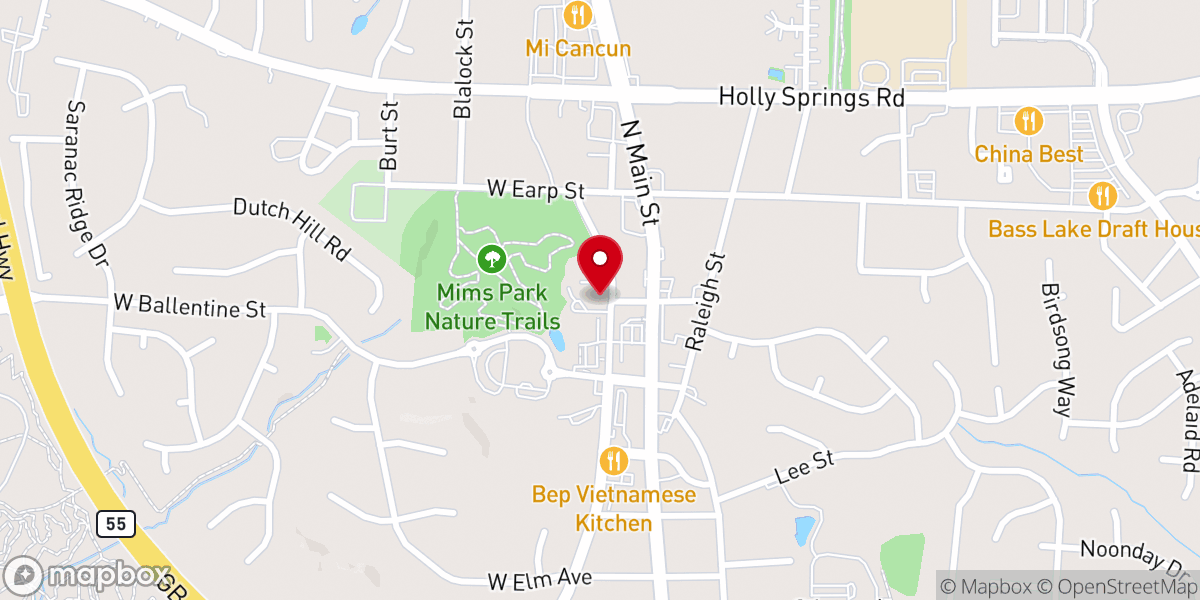 Map showing location of Mad Dash Weddings