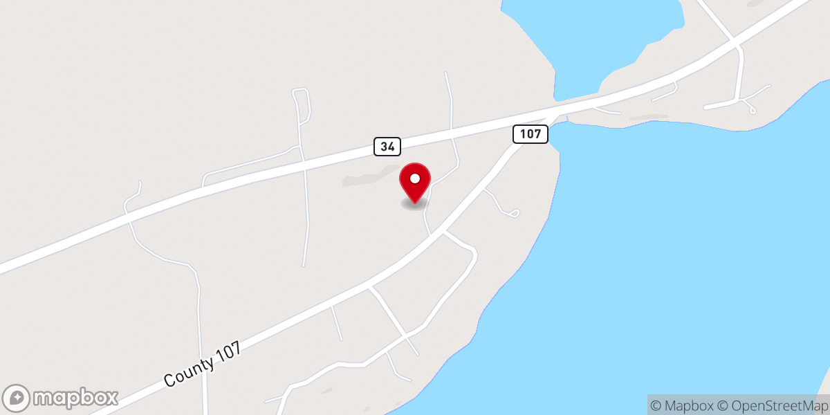 Map showing location of Abide Church