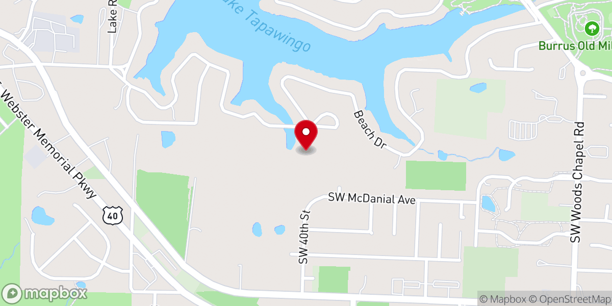 Map showing location of Grace Unlimited Missionary Baptist Church