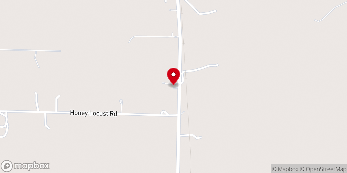 Map showing location of Conway Church