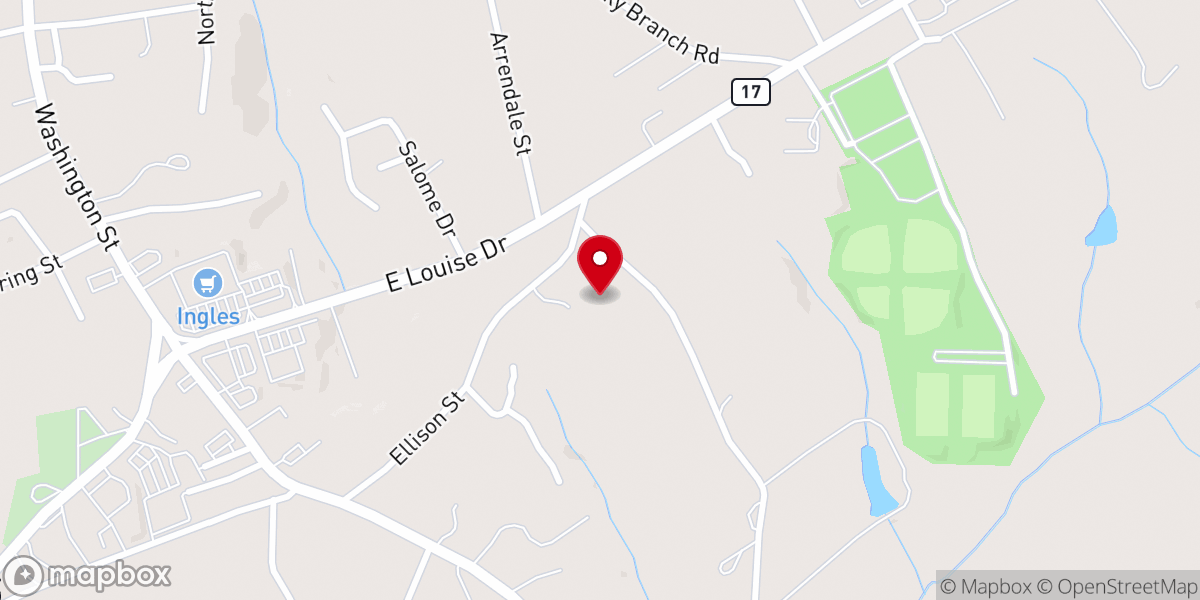 Map showing location of Christ Presbyterian Church PCA