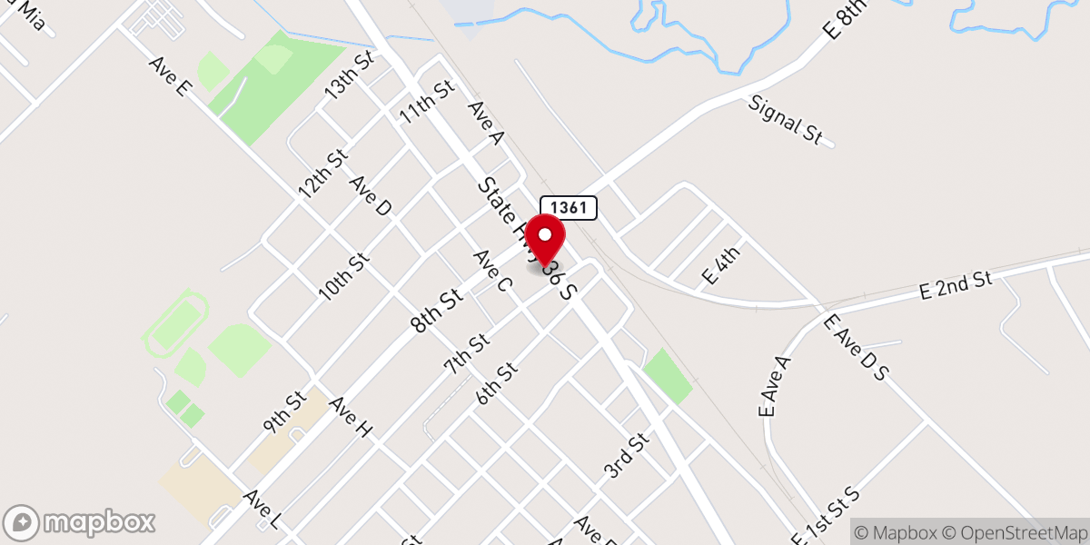 Map showing location of Somerville Jubilee Christian Center